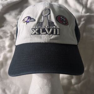 NFL Navy and White Two-Tone Team Logo Cap